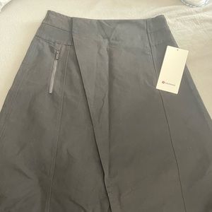 Lululemon , color black , long skirt size 8